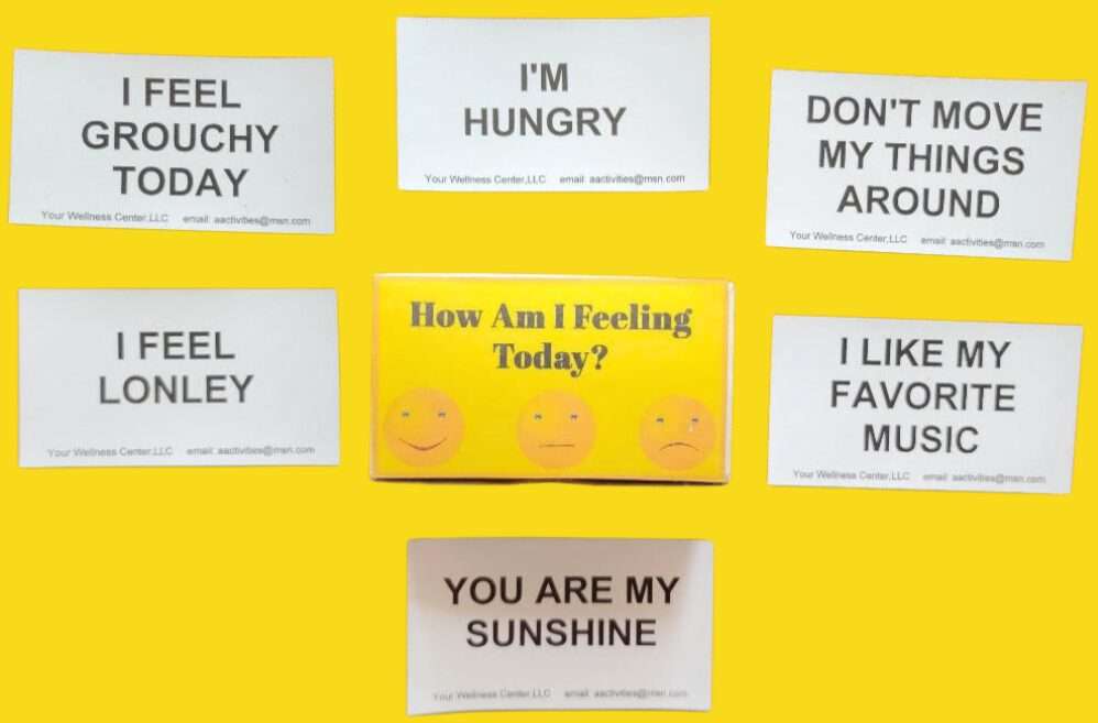 How Am I Feeling Today activity cards